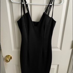 Black strappy Mini Dress